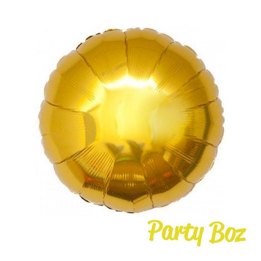 18吋 金色圓形鋁膜氣球